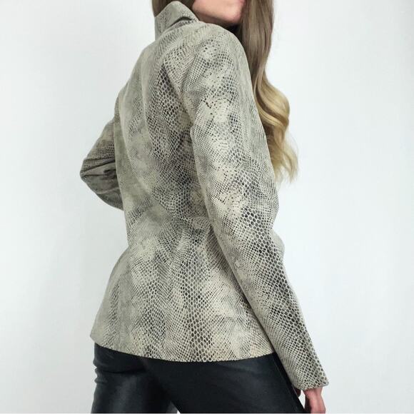 Vintage Deadstock Genuine Leather Snakeskin Jacket - Picture 7 of 13